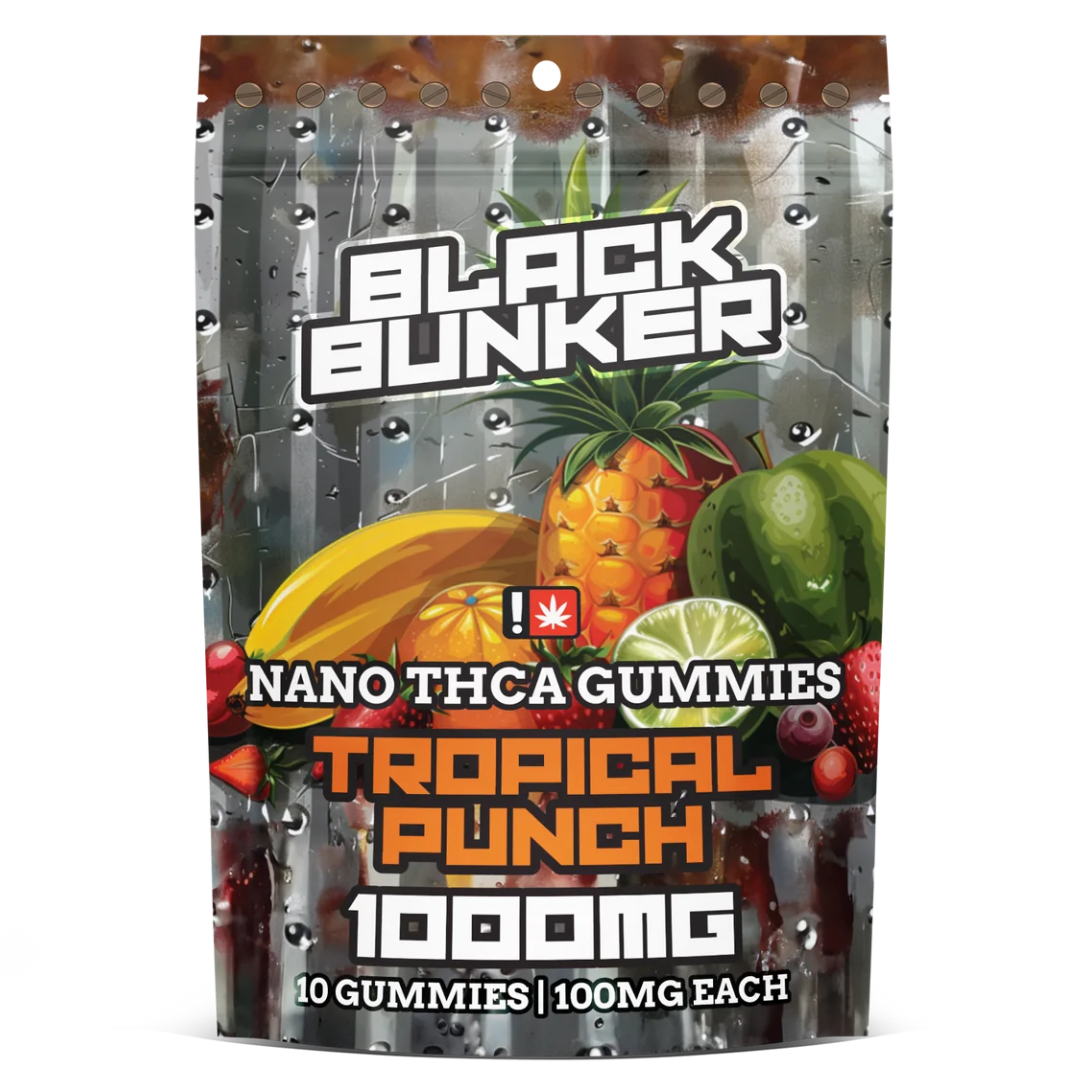 Black Bunker Nano THCA Gummies 1000mg