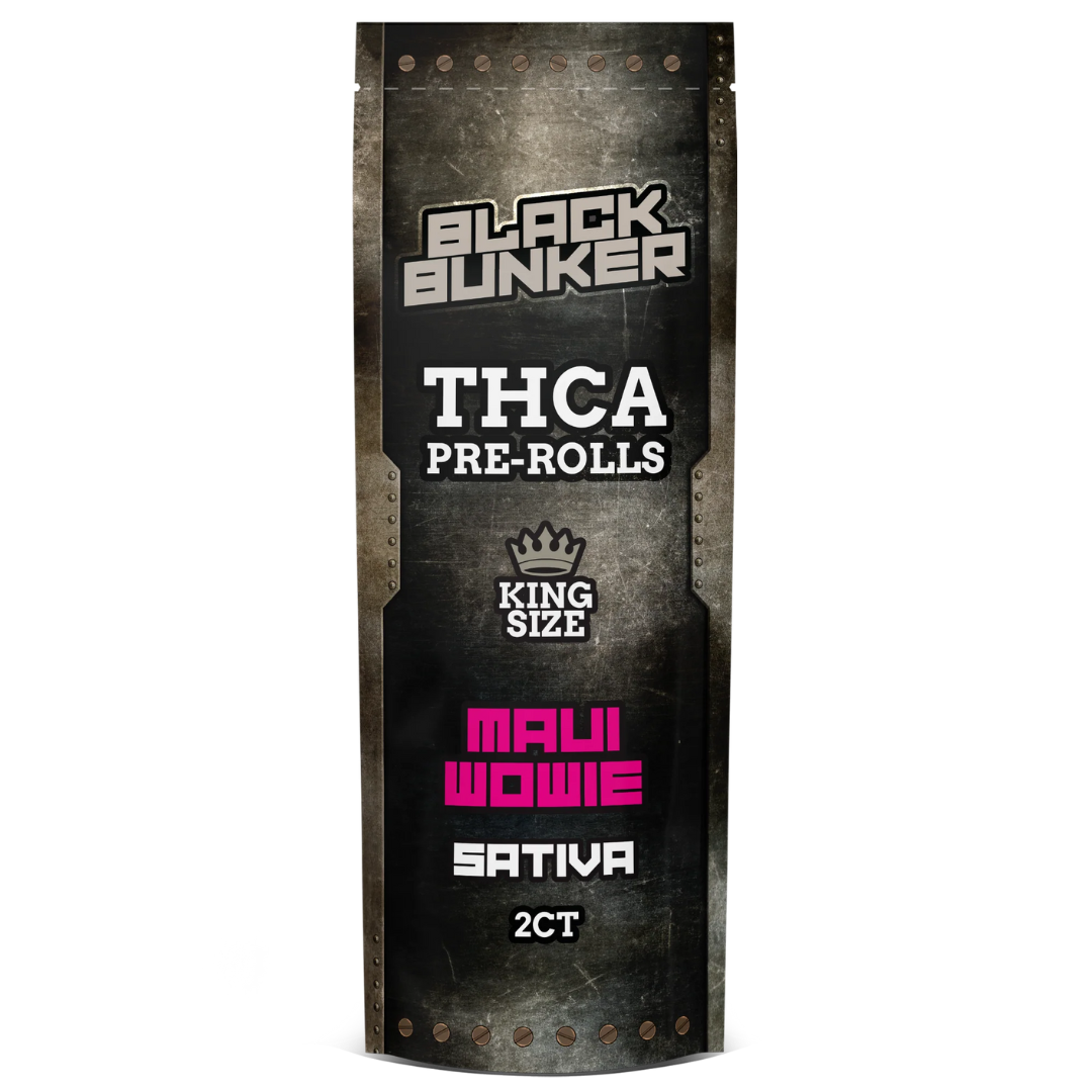 Black Bunker King Size THC-A Pre Rolls 1G | 2ct