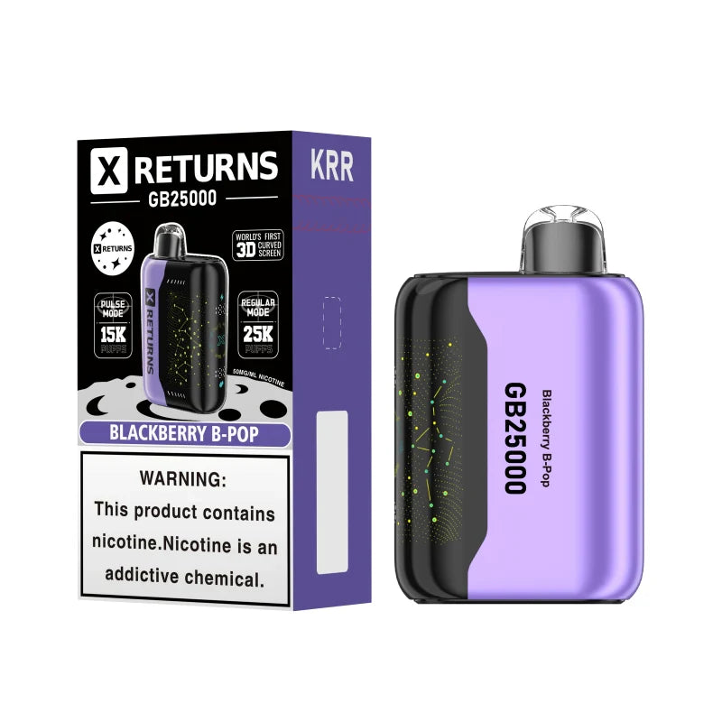 X Returns GB25000 Disposable Vape (18ml, 5%) Best Sales Price - Disposables