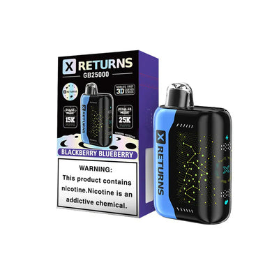 X Returns GB25000 Disposable Vape (18ml, 5%) Best Sales Price - Disposables