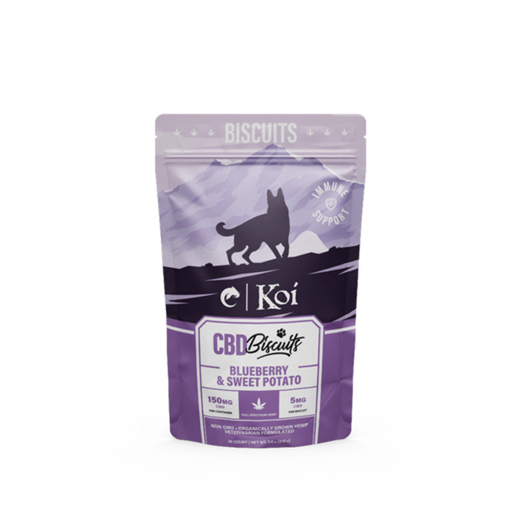 Koi CBD Dog Biscuits | Immune Support Best Sales Price - Pet CBD
