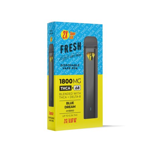 Blue Dream Vape Pen - THCA, D8 Blend - Disposable - Fresh - 1800mg Best Sales Price - Vape Pens