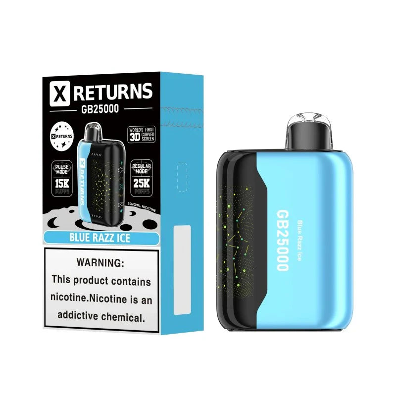 X Returns GB25000 Disposable Vape (18ml, 5%) Best Sales Price - Disposables