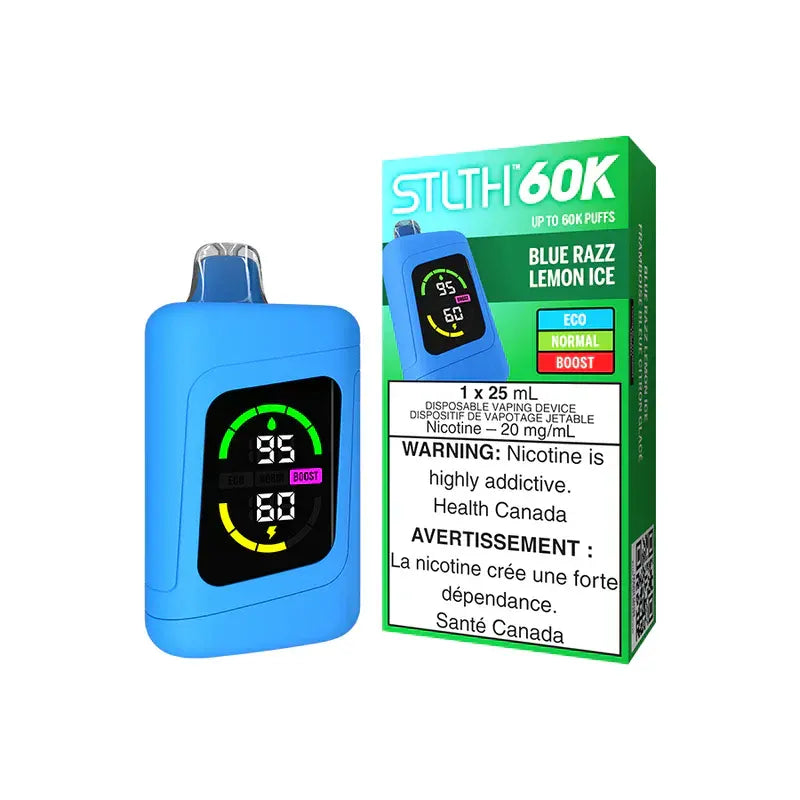 Blue Razz Lemon Ice STLTH 60K Disposable Vape