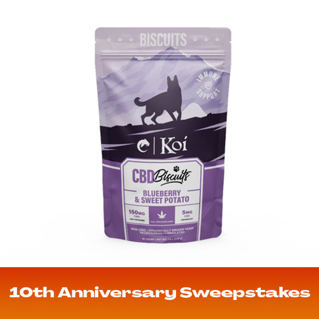 Koi CBD Dog Biscuits | Immune Support Best Sales Price - Pet CBD