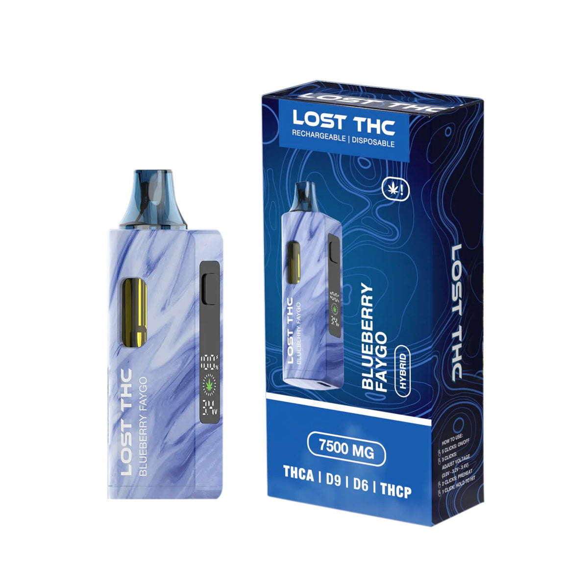 Lost THC V2 Disposable Vape 7.5G