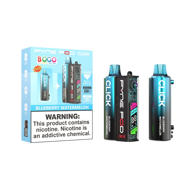 Pyne Pod Click 66K Disposable Vape Starter Kit 5% (66000 puffs)