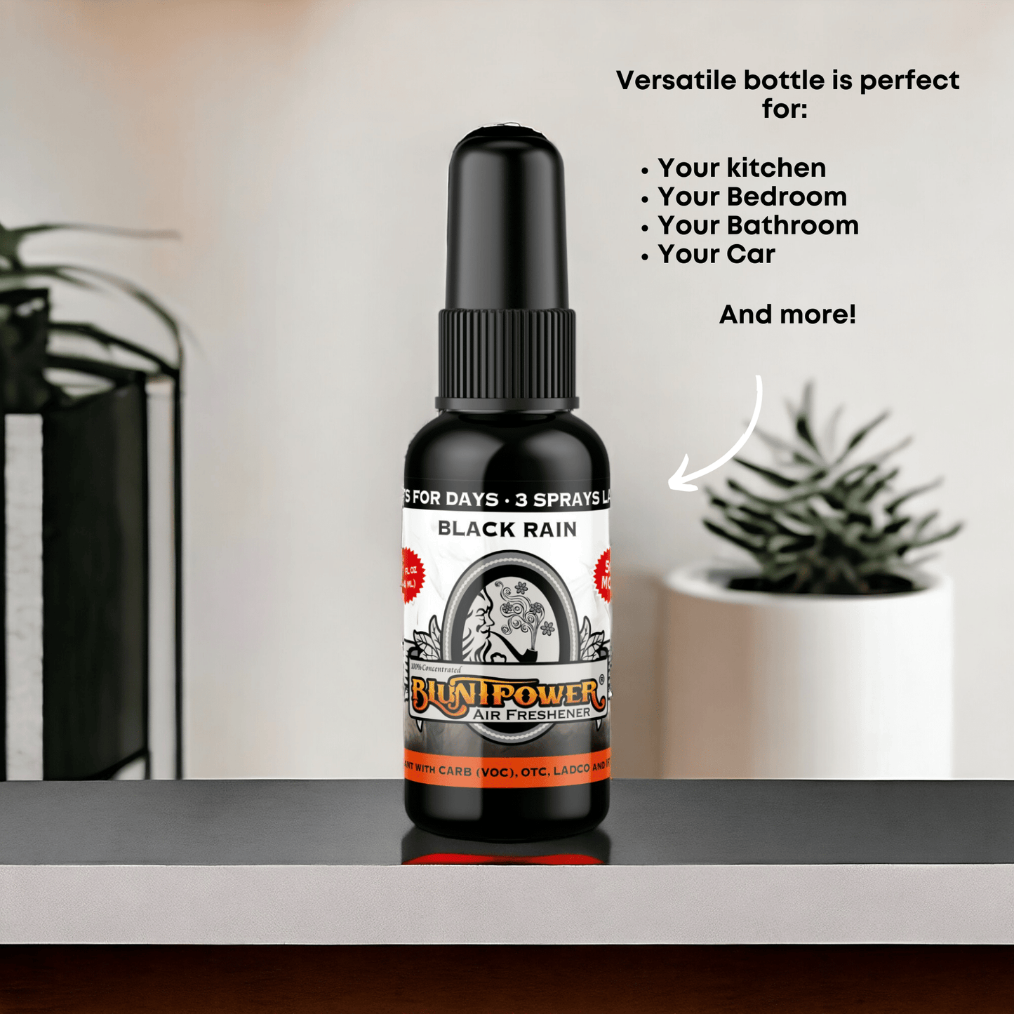 Black Rain Air Freshener Spray