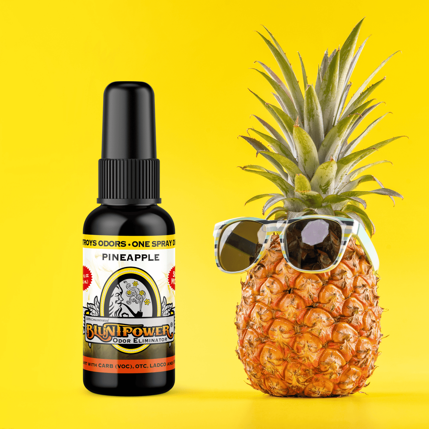 Pineapple Long Lasting Air Freshener Spray Best Sales Price - Smoke Odor Eliminators