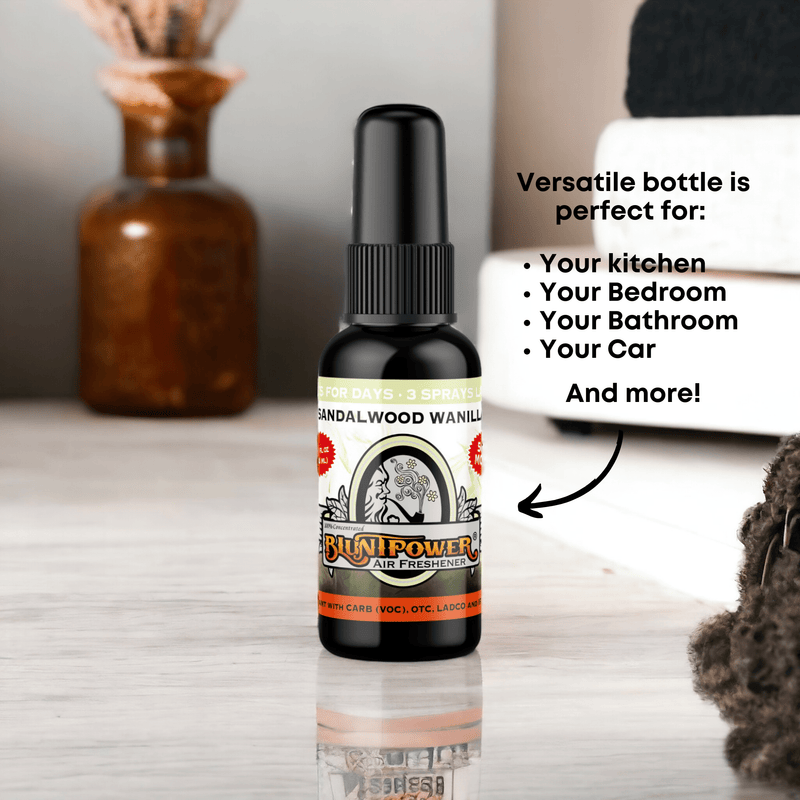 Sandalwood & Vanilla Air Freshener Spray Best Sales Price - Smoke Odor Eliminators