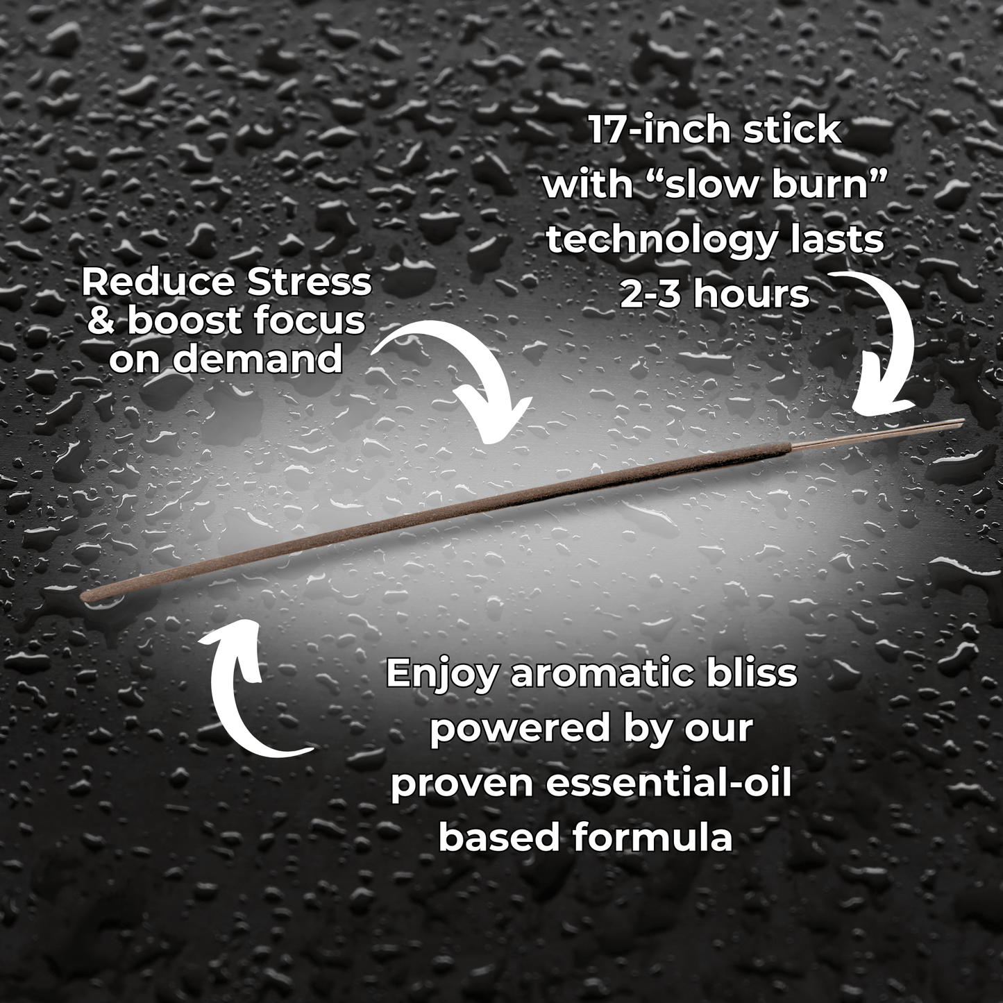 Black Rain Long Incense Sticks