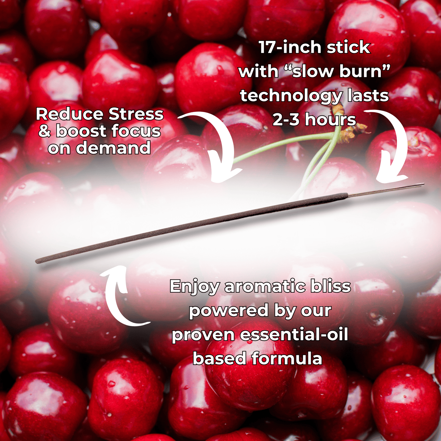 Cherry Long Incense Sticks