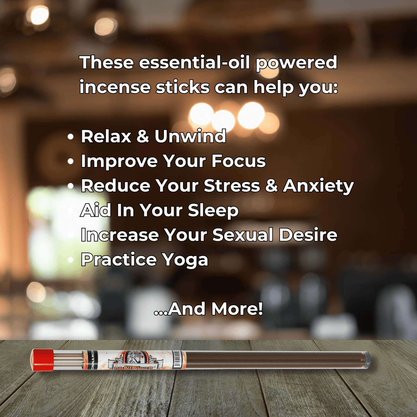 Cinnamon Long Incense Sticks