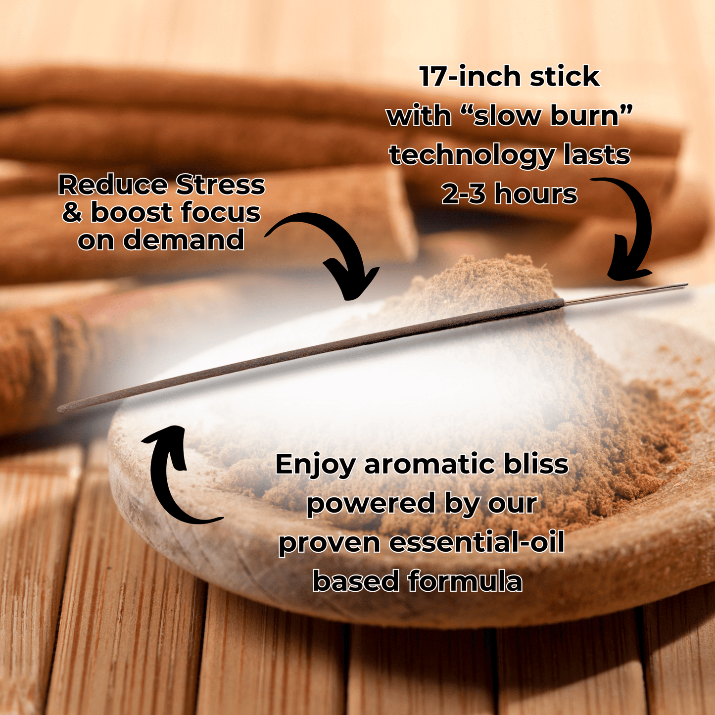 Cinnamon Long Incense Sticks