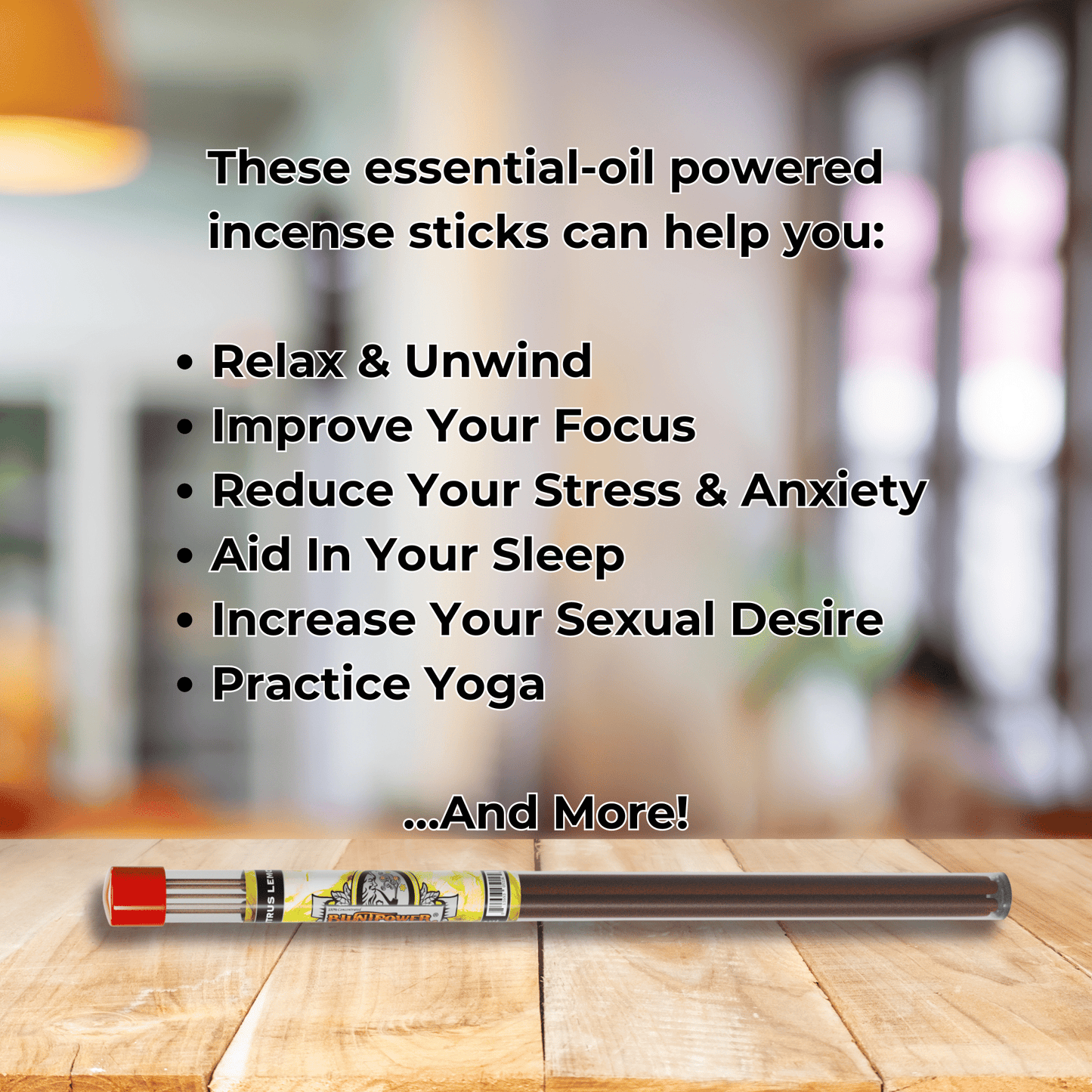 Citrus Lemon Long Incense Sticks Best Sales Price - Smoke Odor Eliminators