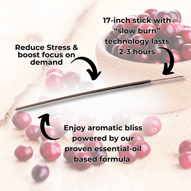 Cranberry Long Incense Sticks
