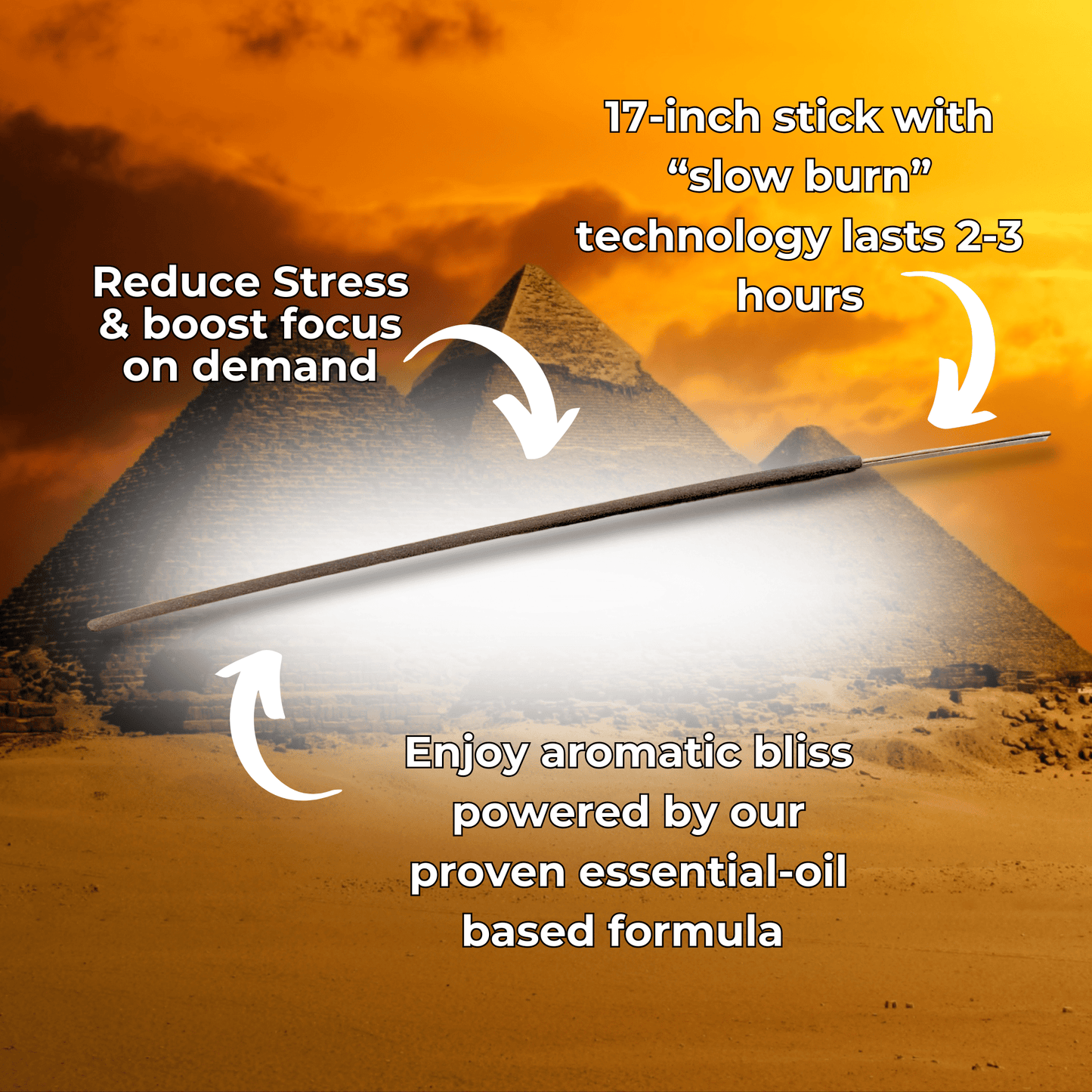 Egyptian Musk Long Incense Sticks Best Sales Price - Smoke Odor Eliminators