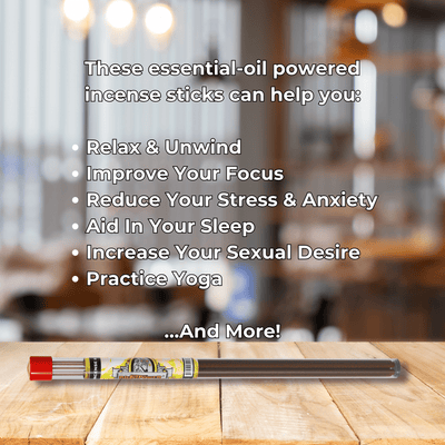 Frankincense & Myrrh Long Incense Sticks Best Sales Price - Smoke Odor Eliminators
