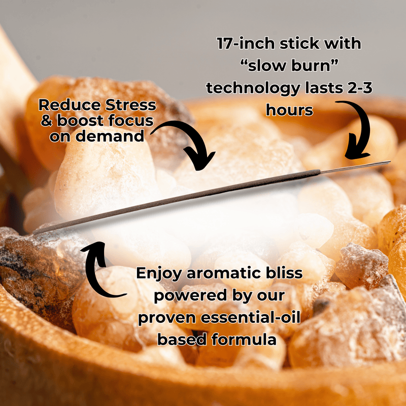 Frankincense & Myrrh Long Incense Sticks Best Sales Price - Smoke Odor Eliminators