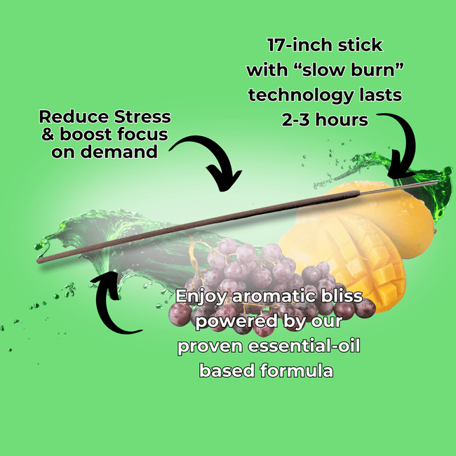 Mango Grape Green Long Incense Sticks