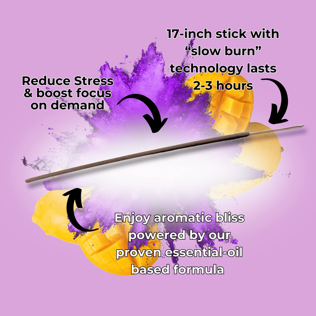 Mango Purple Rain Long Incense Sticks