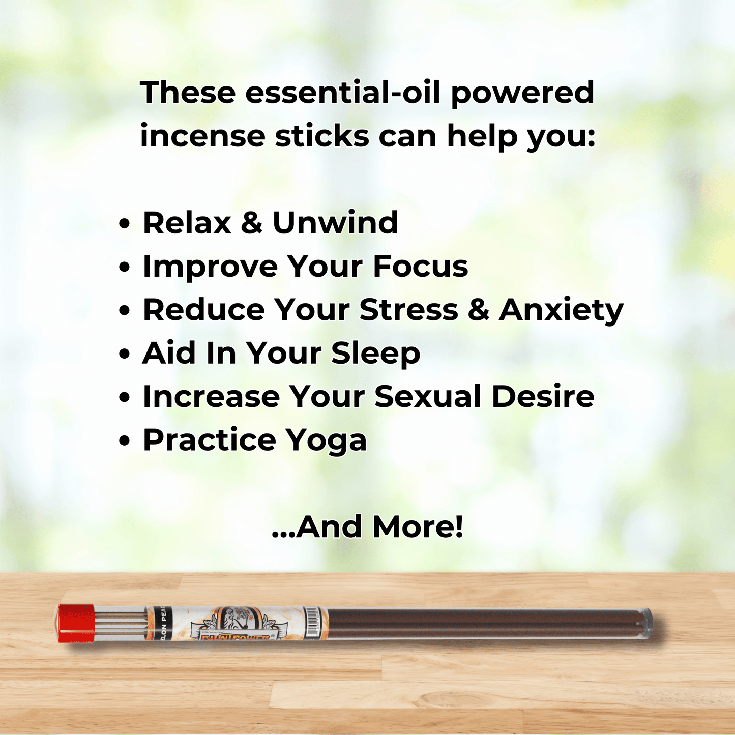 Melon Peach Long Incense Sticks Best Sales Price - Smoke Odor Eliminators