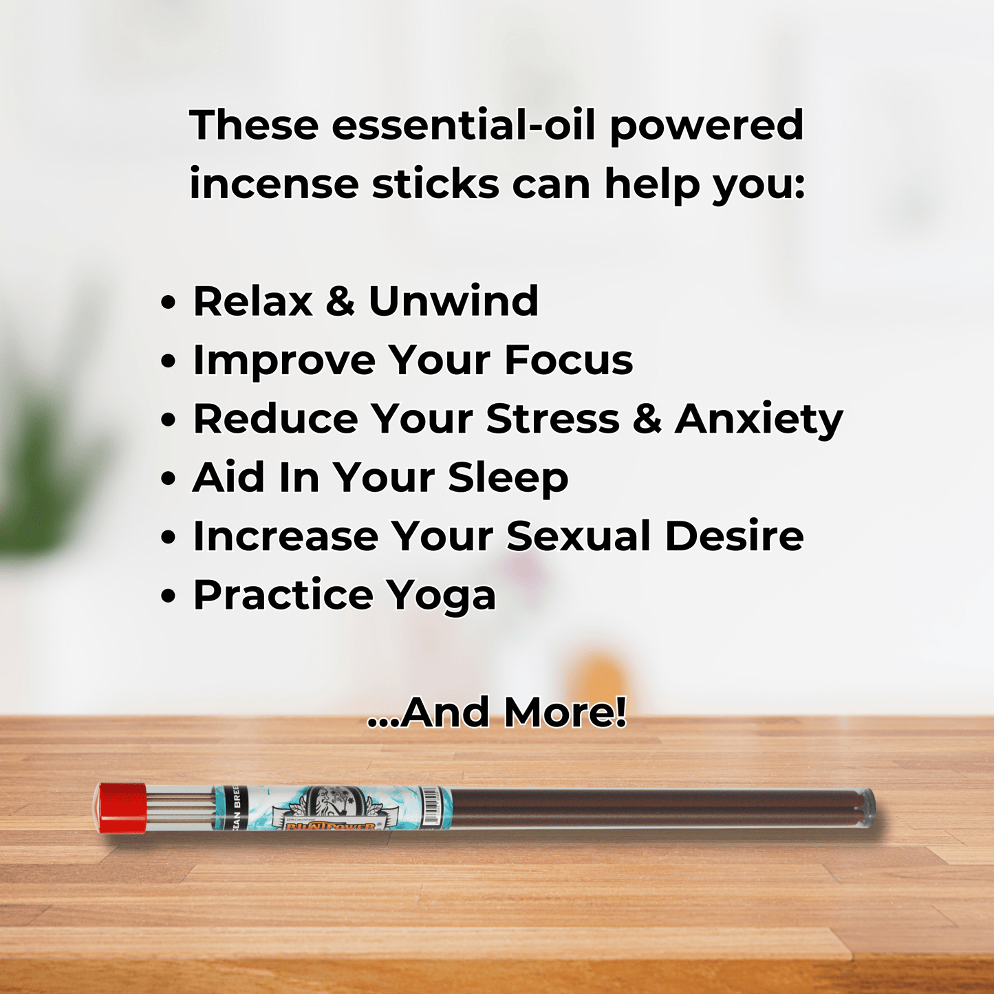 Ocean Breeze Long Incense Sticks Best Sales Price - Smoke Odor Eliminators