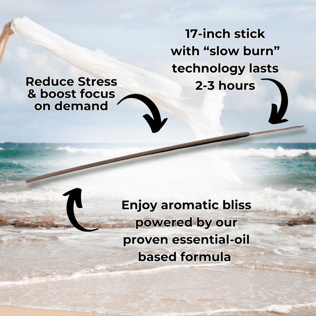 Ocean Breeze Long Incense Sticks Best Sales Price - Smoke Odor Eliminators