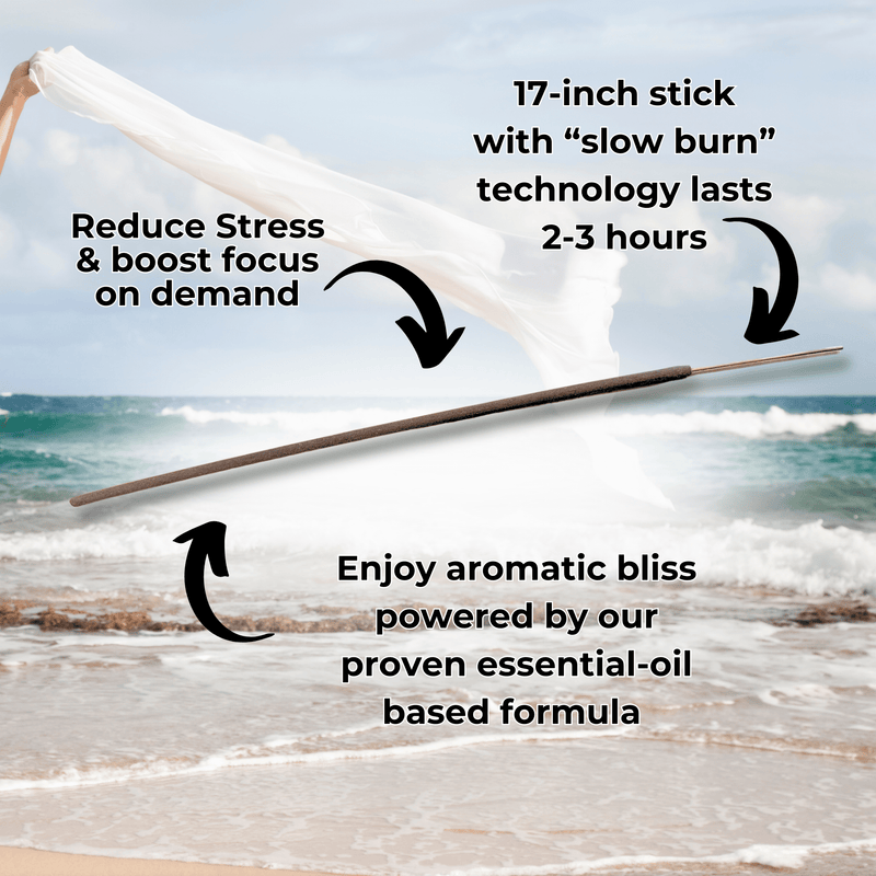 Ocean Breeze Long Incense Sticks Best Sales Price - Smoke Odor Eliminators