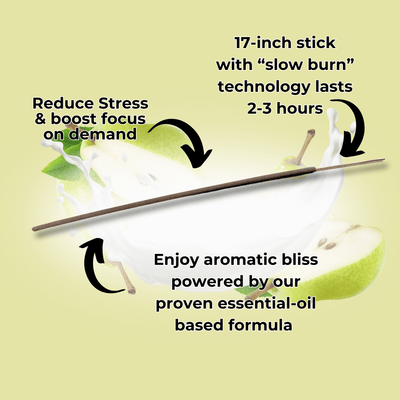 Pear Long Incense Sticks Best Sales Price - Smoke Odor Eliminators