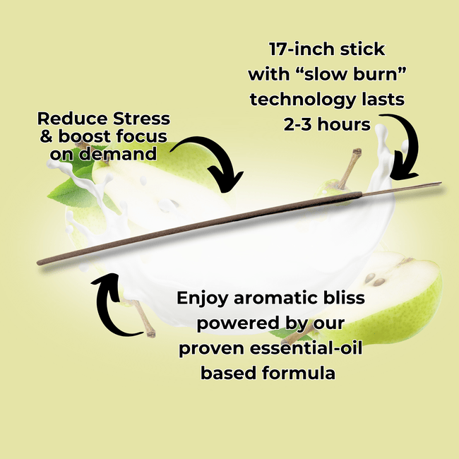 Pear Long Incense Sticks Best Sales Price - Smoke Odor Eliminators