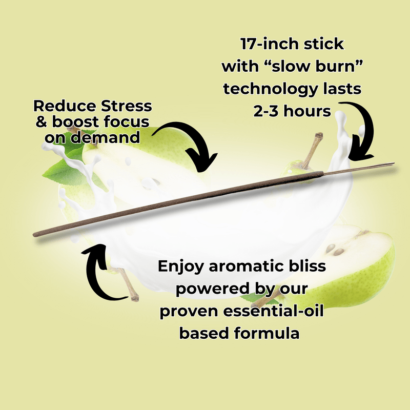 Pear Long Incense Sticks Best Sales Price - Smoke Odor Eliminators
