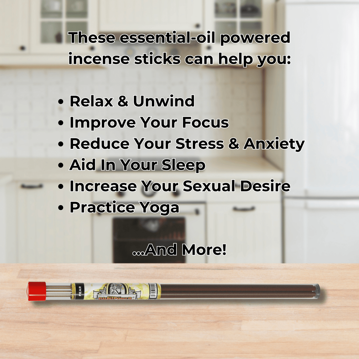Pear Long Incense Sticks Best Sales Price - Smoke Odor Eliminators