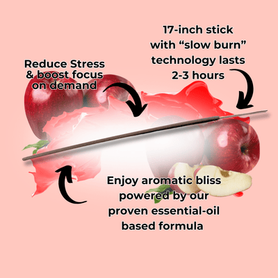 Red Apple Long Incense Sticks Best Sales Price - Smoke Odor Eliminators