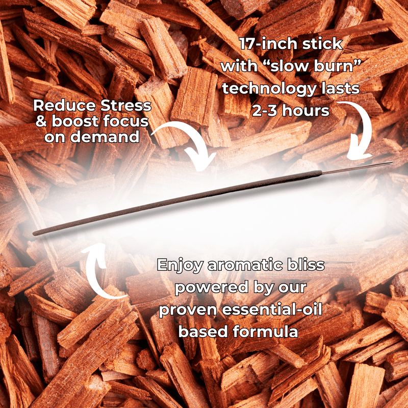 Sandalwood & Musk Long Incense Sticks Best Sales Price - Smoke Odor Eliminators