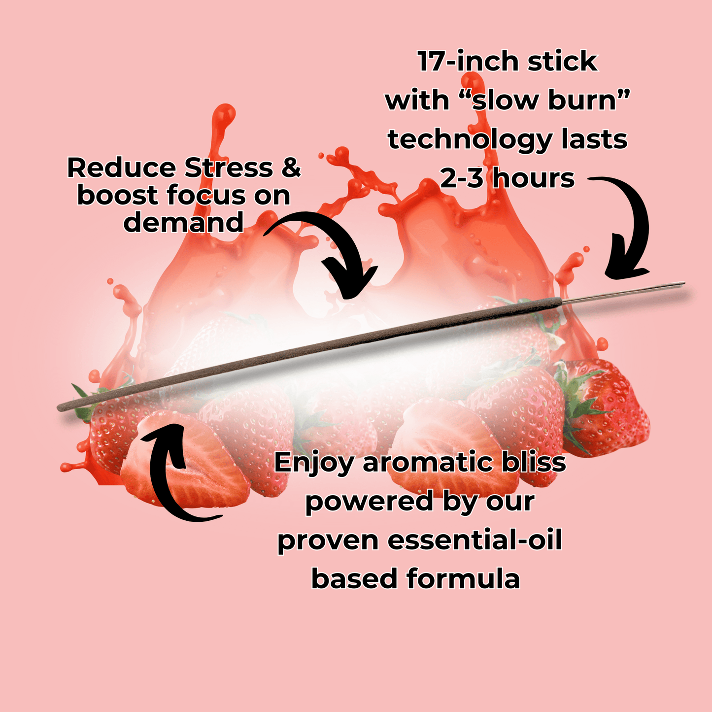Strawberry Long Incense Sticks