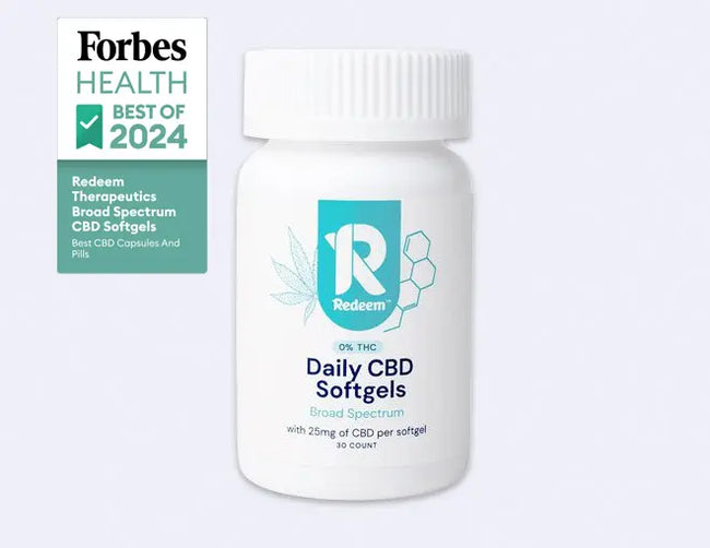CBD Softgels – 25mg – Broad Spectrum