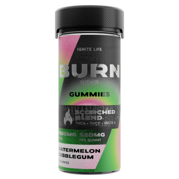 Burn Hemp Scorched Blend Gummies 7500mg