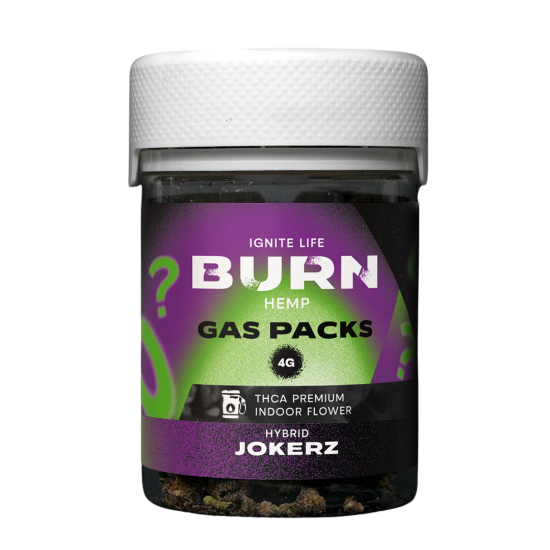 Burn Hemp THC-A Gas Packs Flower 4G