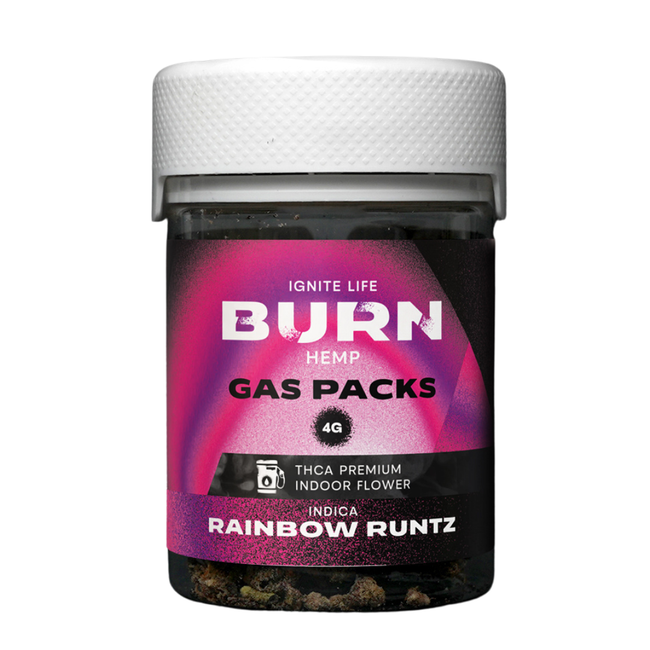 Burn Hemp THC-A Gas Packs Flower 4G