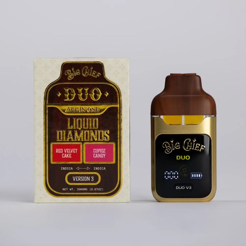 Big Chief THCa Liquid Diamonds DUO V3 Disposable 2g Best Sales Price - Vape Pens