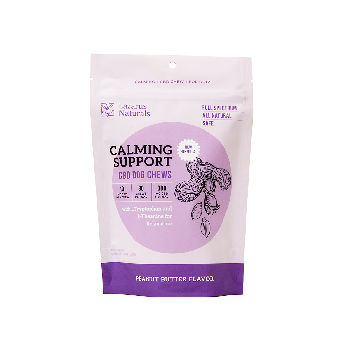 Lazarus Naturals CBD DOG CHEWS, CALMING SUPPORT