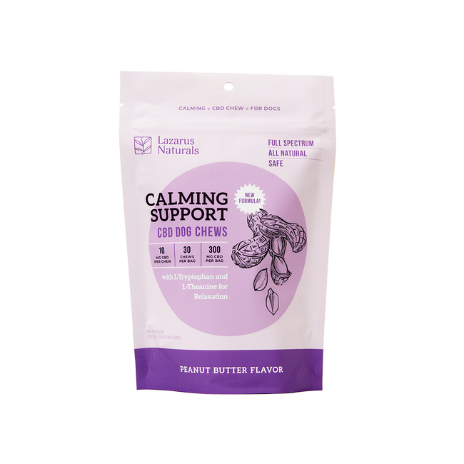 Lazarus Naturals CBD DOG CHEWS, CALMING SUPPORT