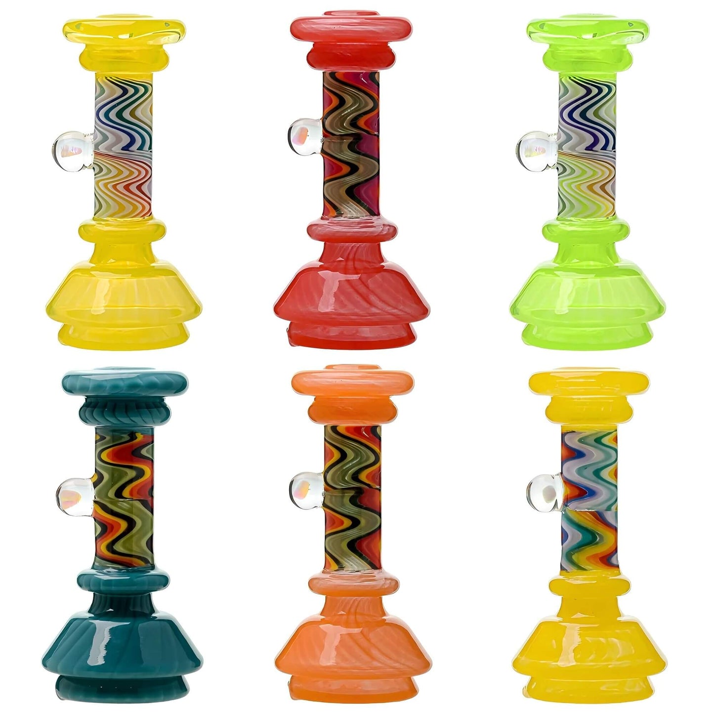 Candy Swirl Glass Attachment for Puffco Peak & OG