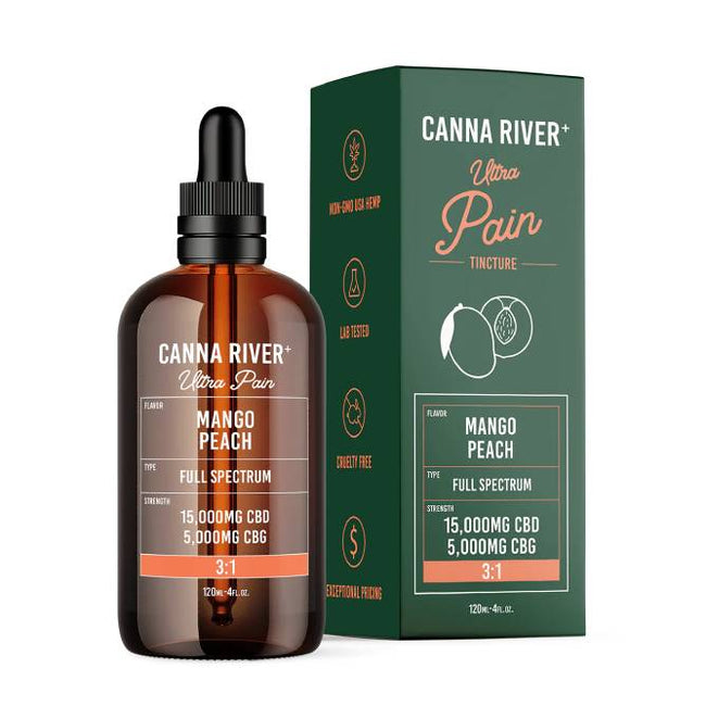 Canna River Full Spectrum CBD Ultra Pain Tincture 15000mg 120mL