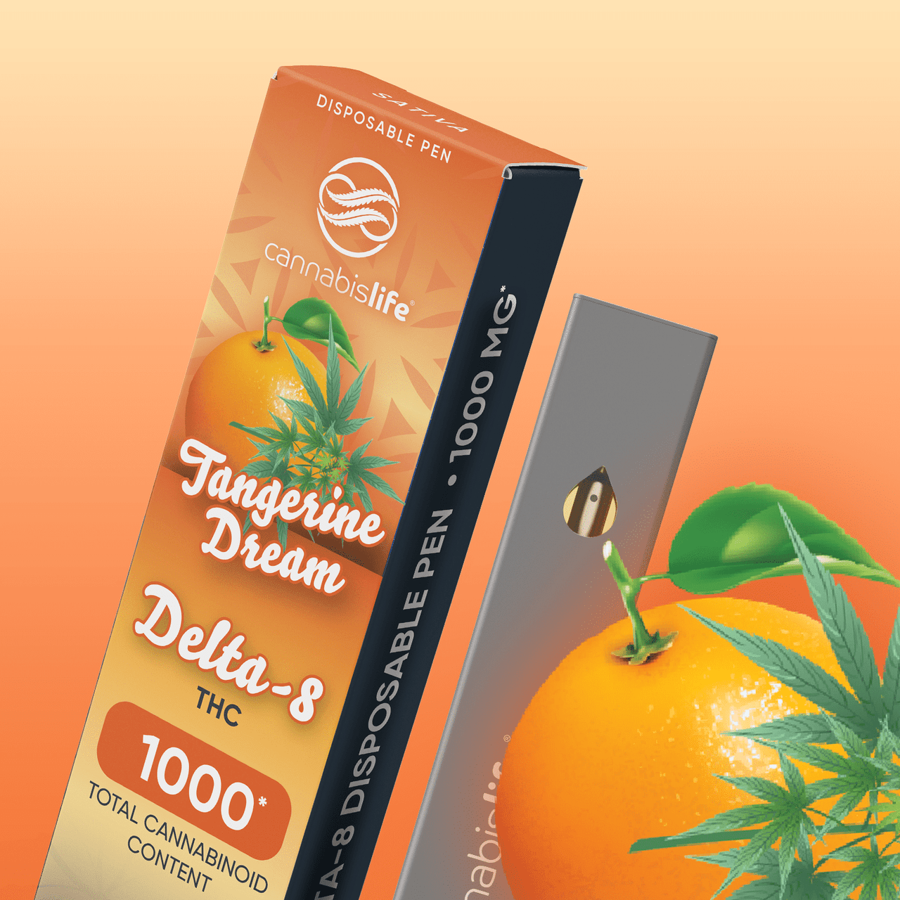 Cannabis Life Entourage Pen Tangerine Dream Vape Pen Best Sales Price - Vape Pens