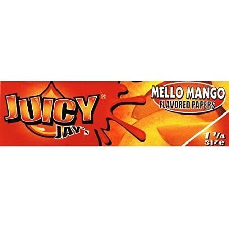 Juicy Jay's 1 1/4" Mello Mango Rolling Papers 5 Pack