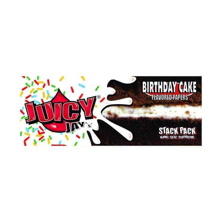 Juicy Jay's King Size Birthday Cake Rolling Papers 5 Pack