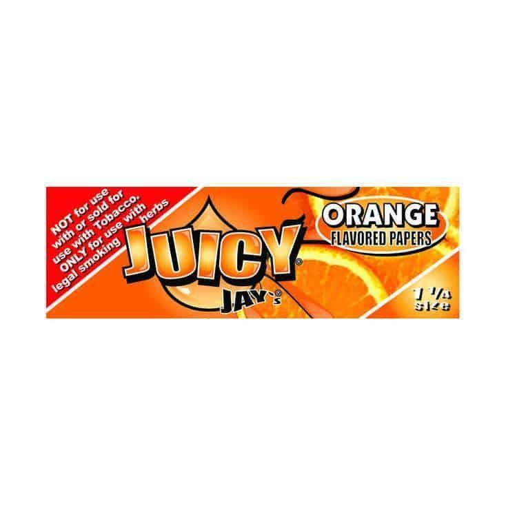 Juicy Jay's 1 1/4 Orange Rolling Papers 5 Pack