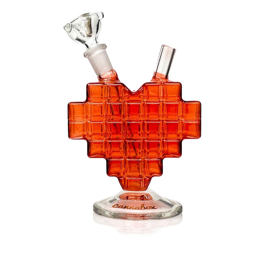 8-Bit Pixel Heart Bong